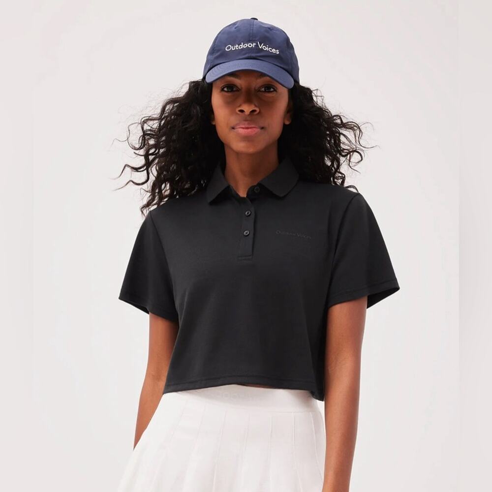 Outdoor Voices Birdie Cropped Polo